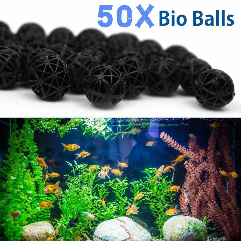Aquarium Plant Delivery - 50Pcs 16mm Aquarium Bio Filter Balls