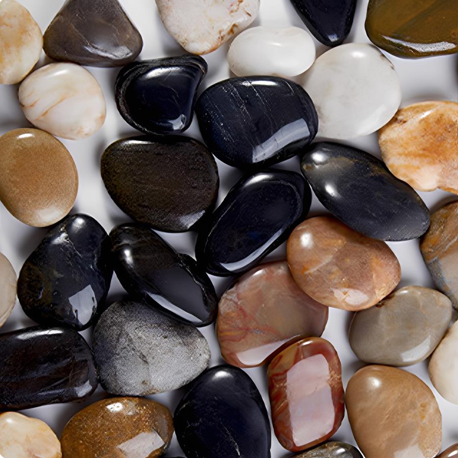 300-700g Smooth River Pebbles, - Aquarium Planted Fish Tank recension och pris