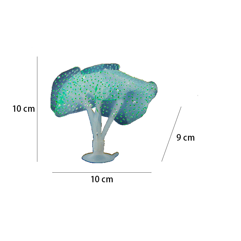 1Pcs Luminous Anemone Artifici - Aquarium Planted Fish Tank recension och pris