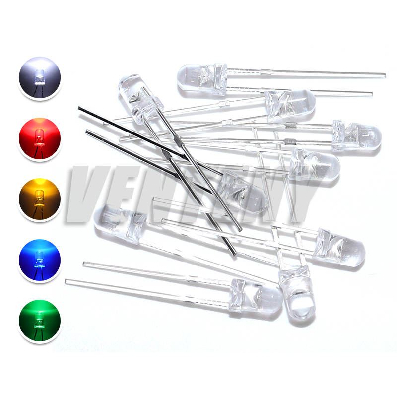 100pcs 3mm LED Diode Ultra Bri - Ludwigia Super Red recension och pris