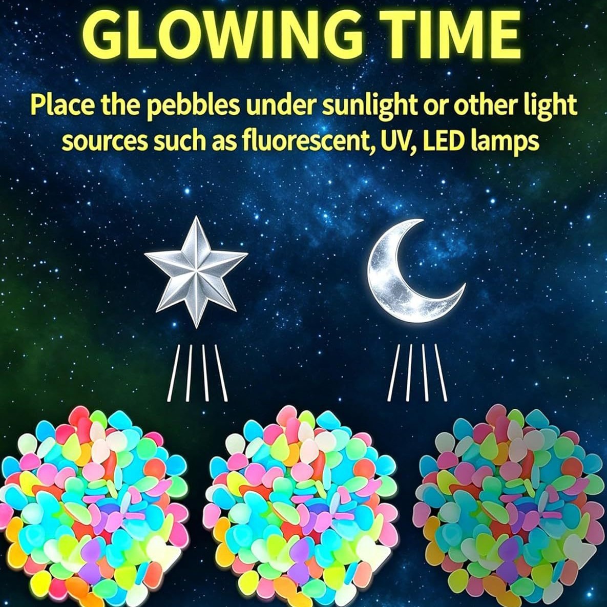 Colorful Glow In The Dark Lumi - Aquarium Plant Light recension och pris