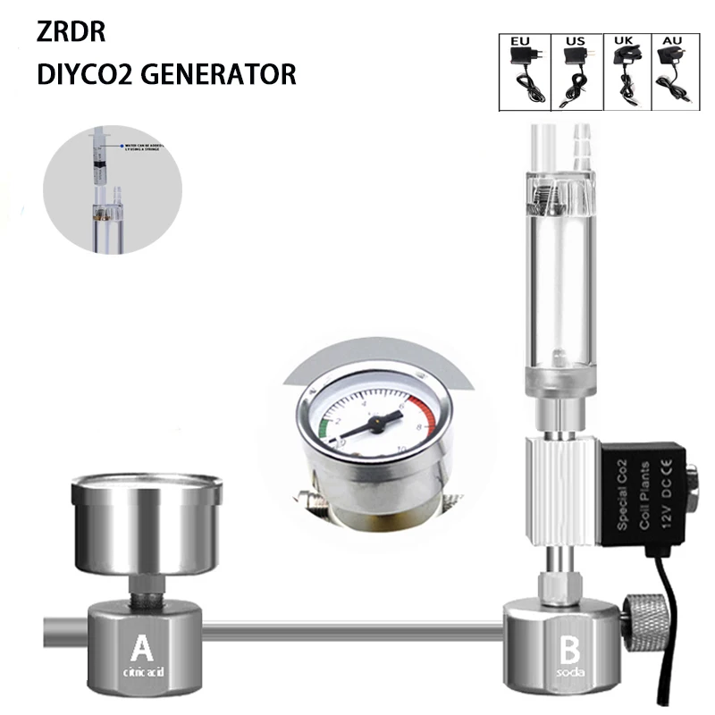 Aquarium DIY CO2 Reactor Gener - Planted Aquarium Tank Kit recension och pris