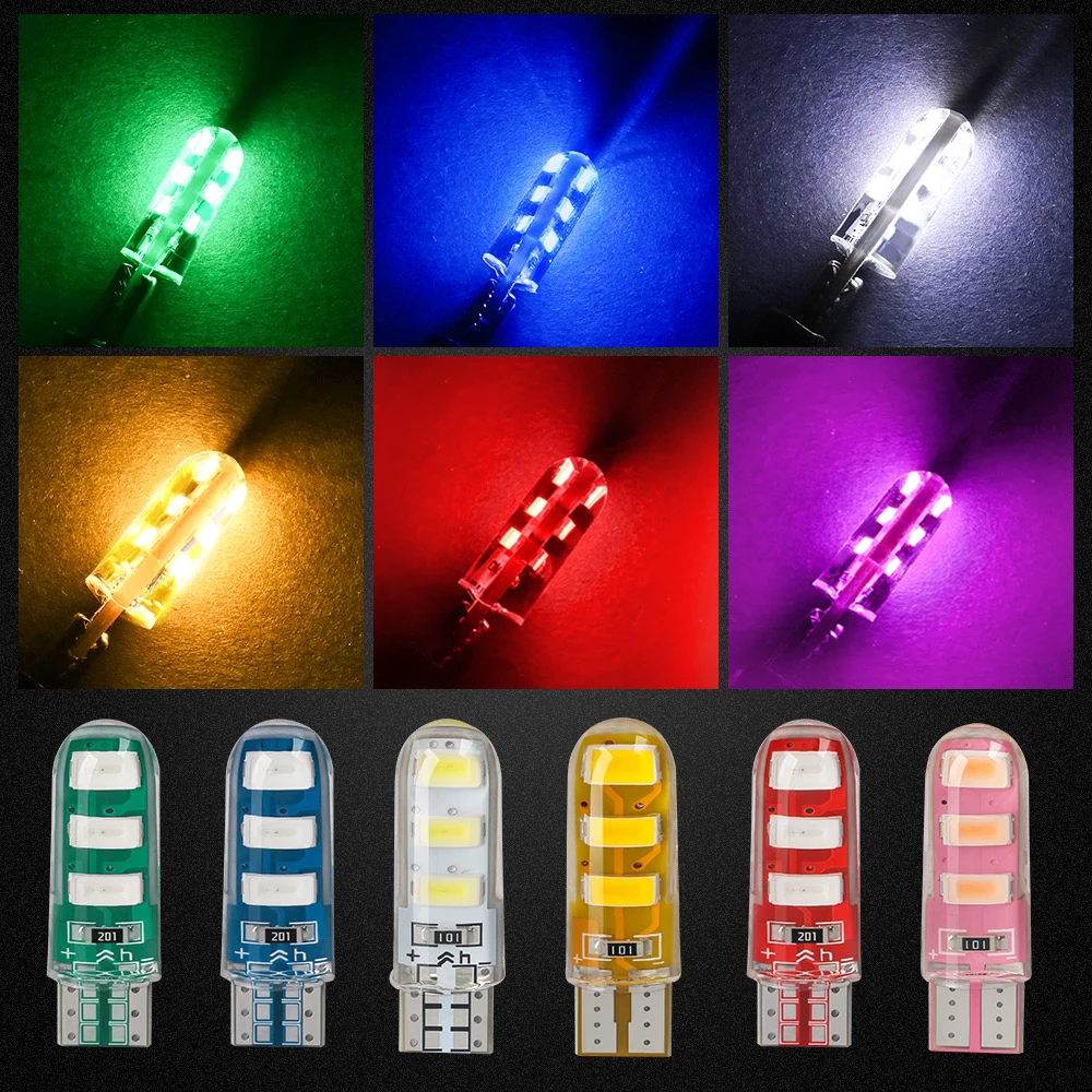 10PCS  T10 W5W Strobe Super Br - Ludwigia Super Red recension och pris
