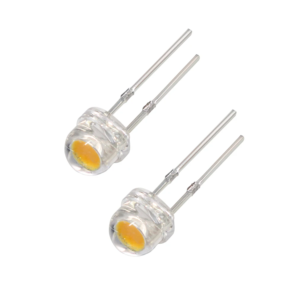 50PCS Straw Hat LED Diode 5MM  - Ludwigia Super Red recension och pris