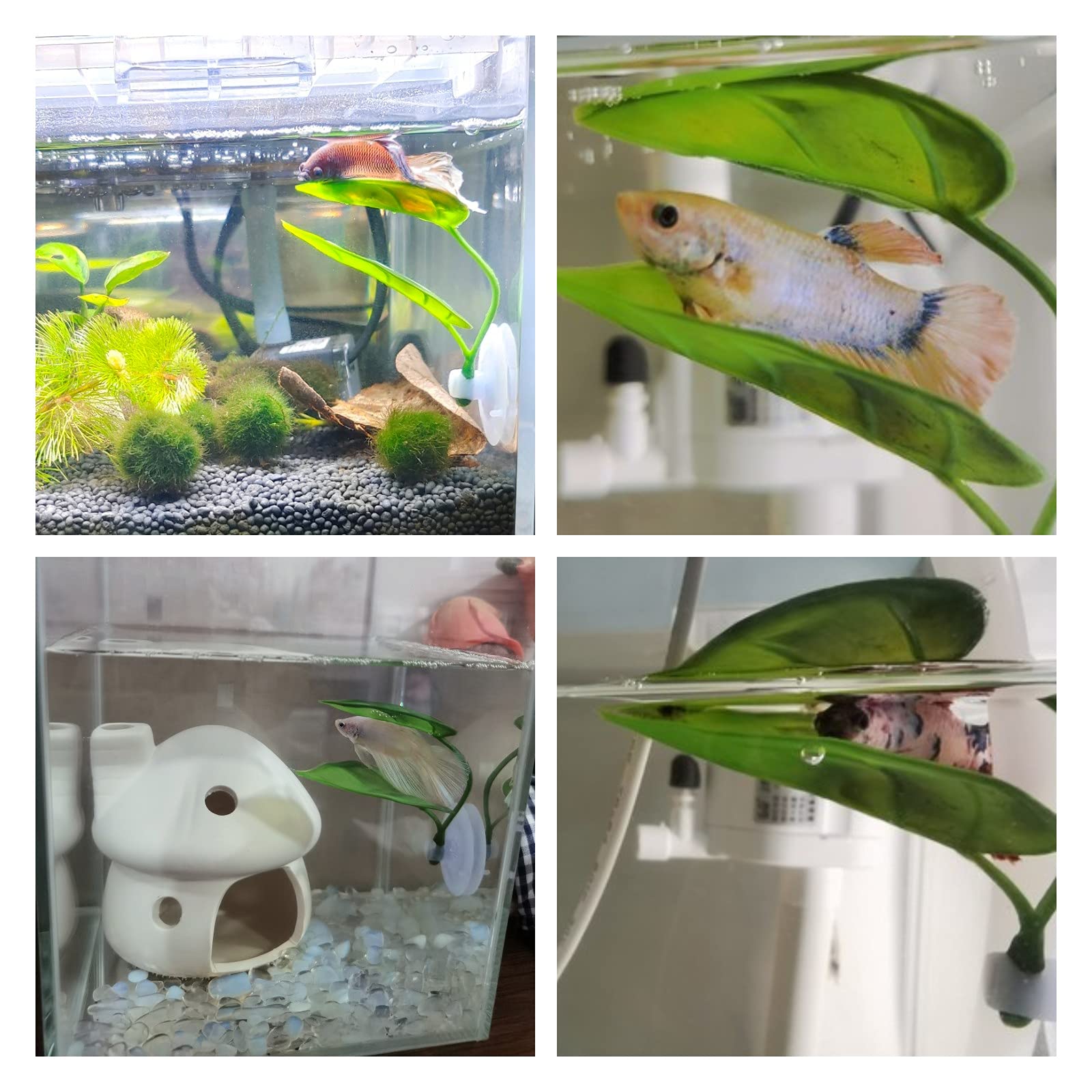 Pets Fish Tank Decor Betta Rel - Aquarium Plant Roots recension och pris
