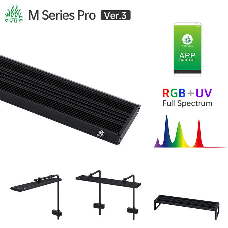 Week Aqua M Series RGB UV LED  - Aquarium Plant Light recension och pris