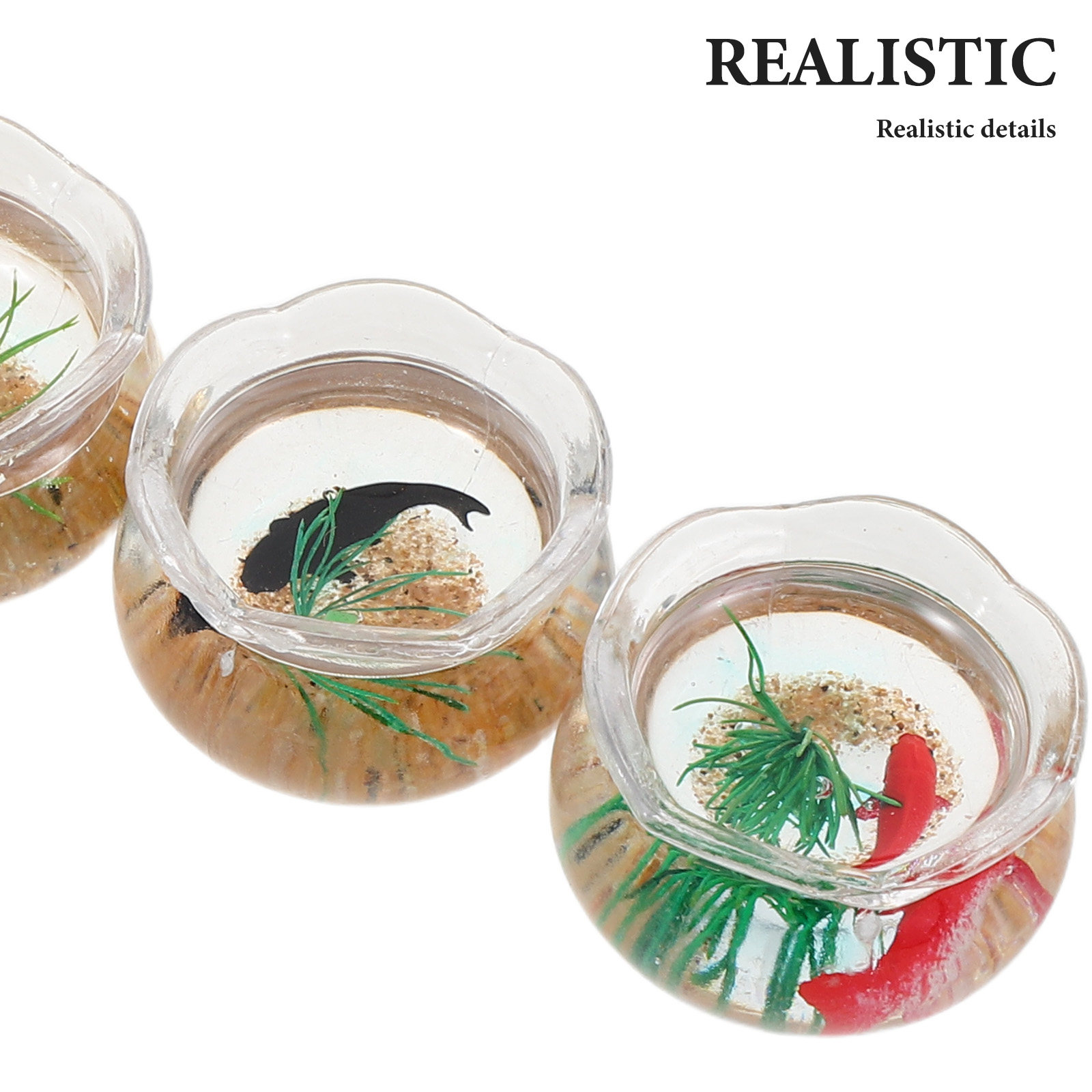 5Pcs Mini Fish Aquarium Realis - Aquarium Plants recension och pris