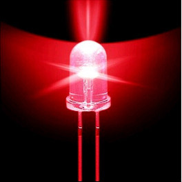 100PCS WAVGAT 5mm Round Red Su - Ludwigia Super Red recension och pris