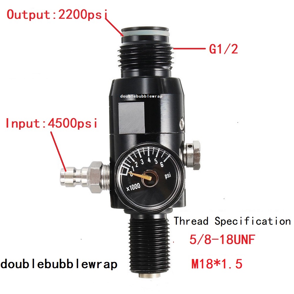 Regulator Valve 5/8-18UNF or M - Aquarium Plant Delivery recension och pris