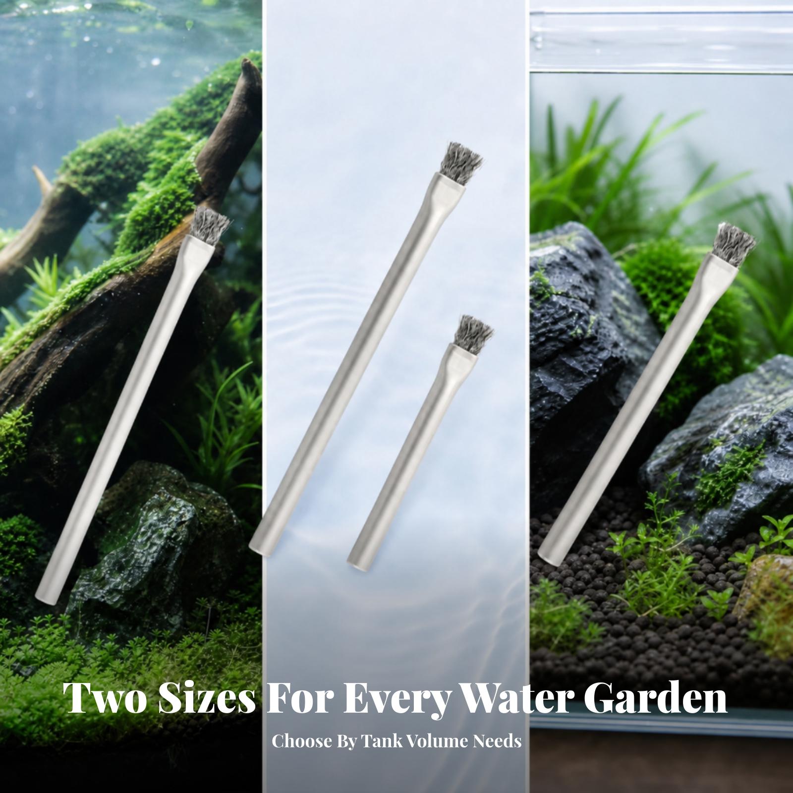 Fish Tank Algae Brush Stainles - Planted Aquarium Tank Kit recension och pris